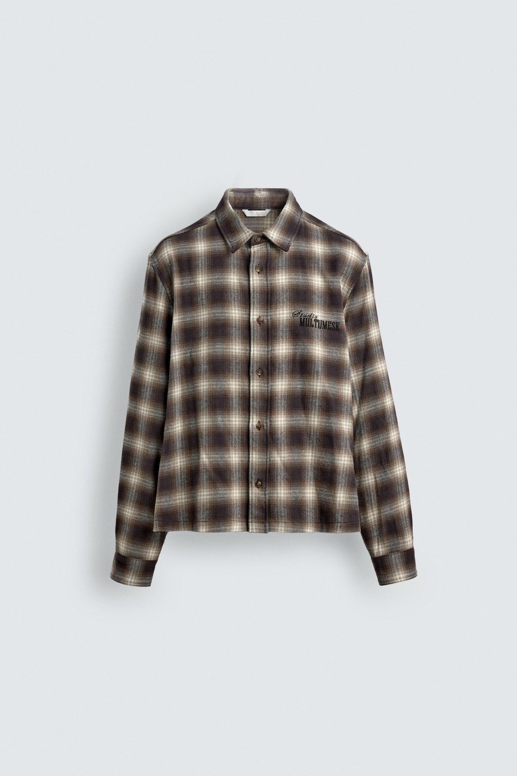 EMBROIDERED CHECK SHIRT - Image 7