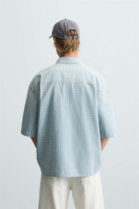 RELAXED FIT CHECK SHIRT - Image 3