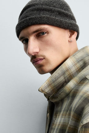 CHECK RELAXED FIT OVERSHIRT - Image 6