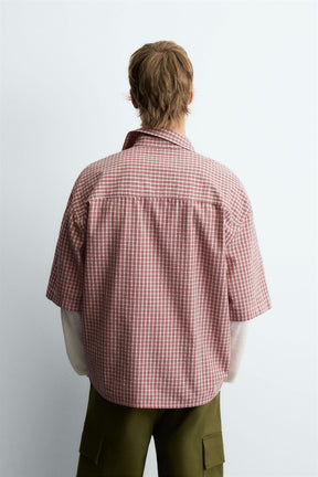 RELAXED FIT CHECK SHIRT - Image 3