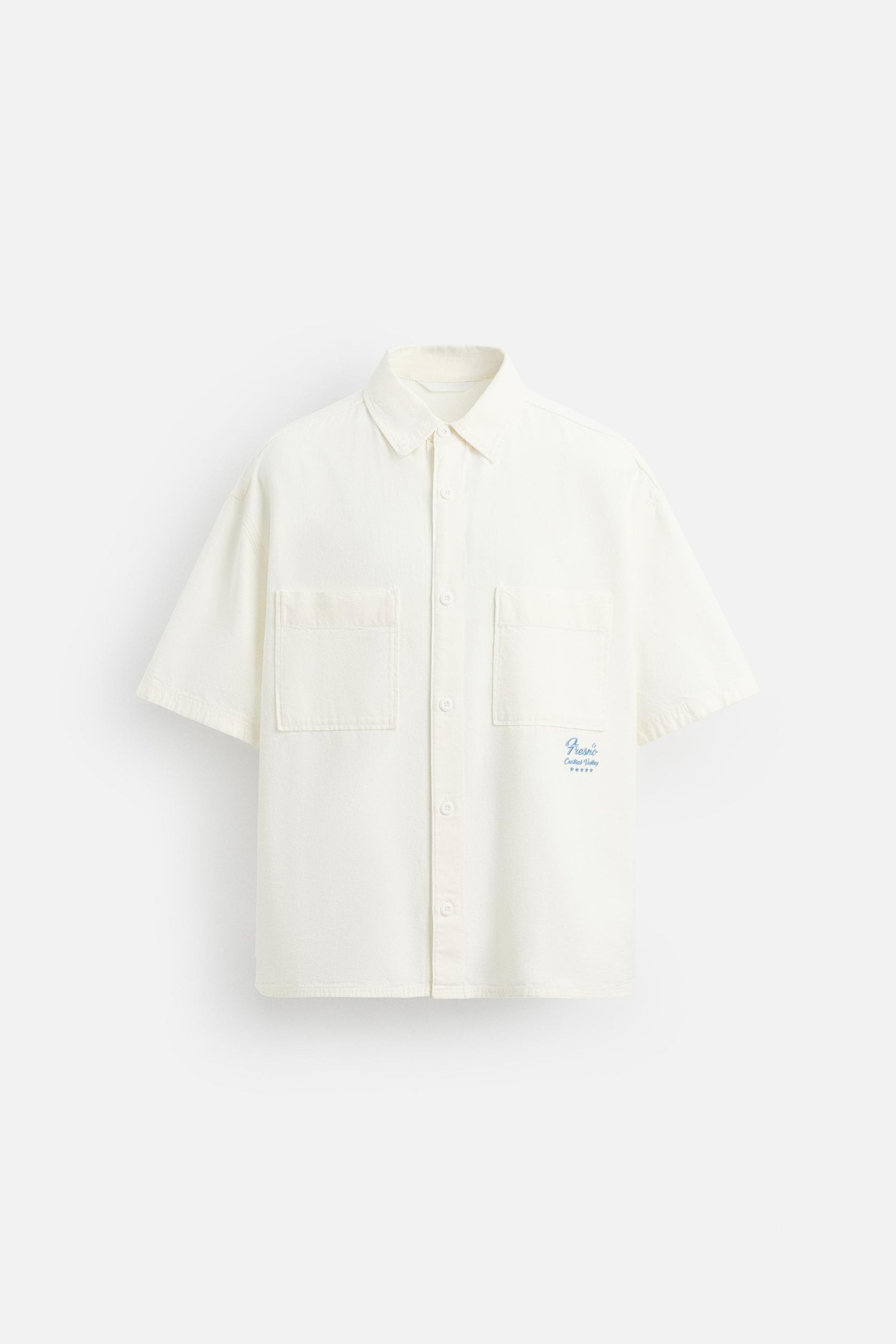 CONTRAST EMBROIDERY SHIRT - Image 7