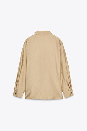 BUTTON WRAP SHIRT
