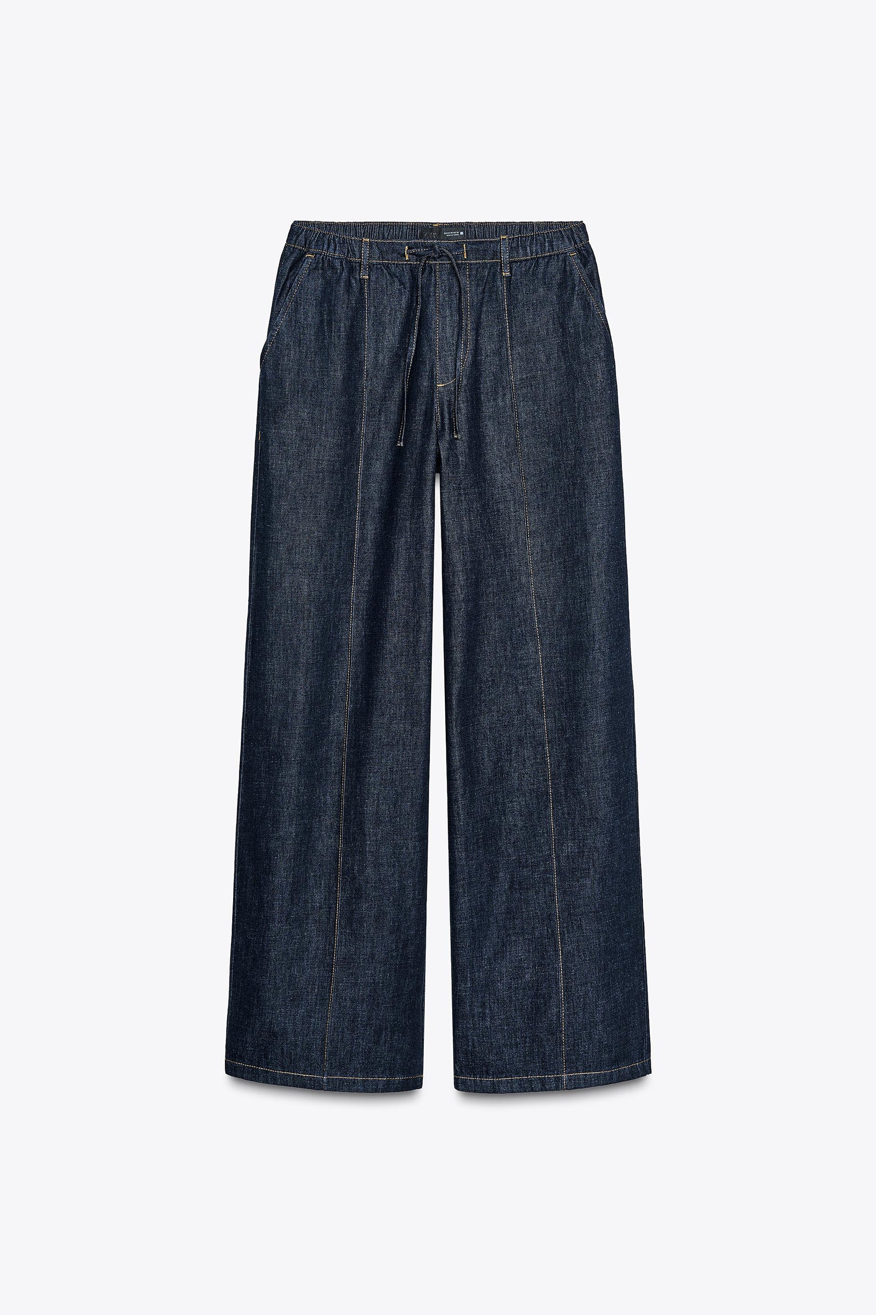 Wide-leg Jogger Jeans