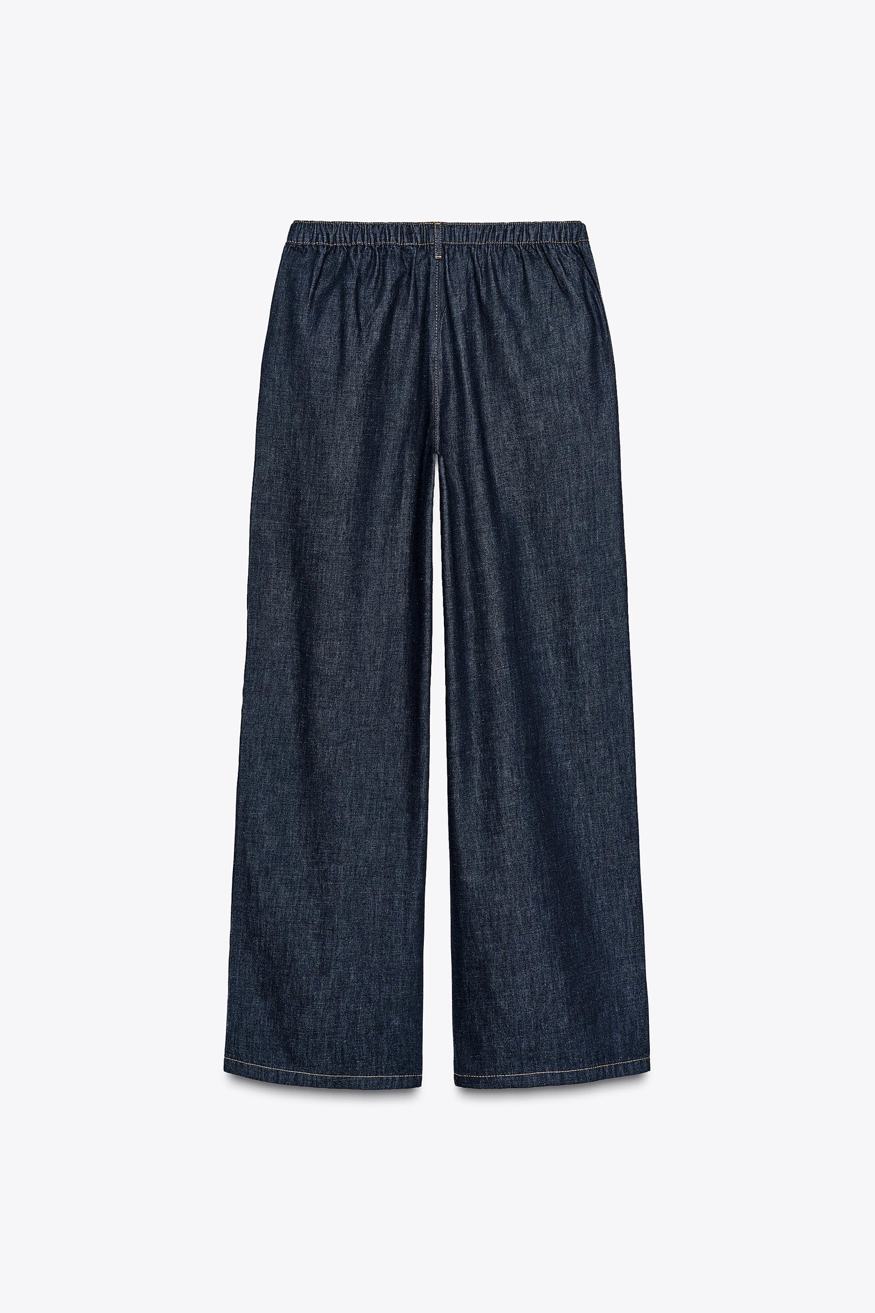 Wide-leg Jogger Jeans