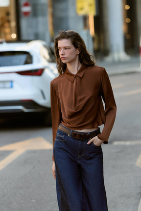 Satin Flowing Shirt
