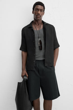 RELAXED FIT COTTON BERMUDA SHORTS - Image 5