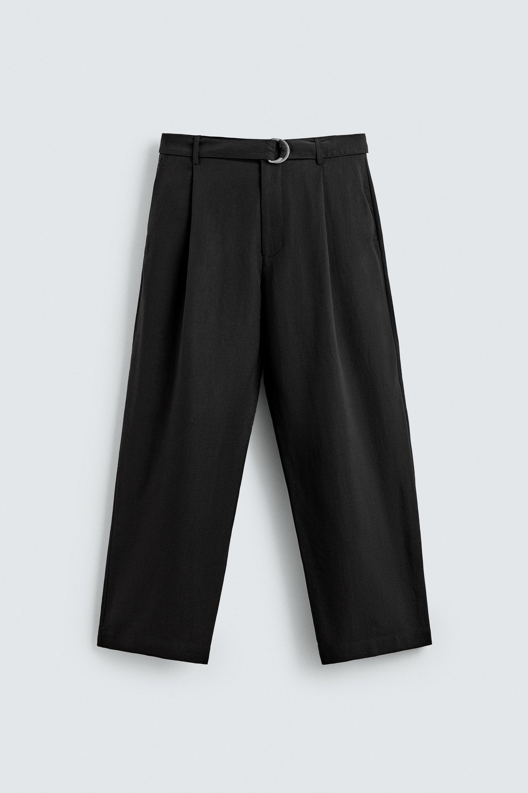 Belted Flowy Trousers