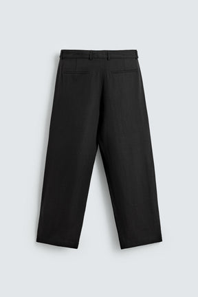 Belted Flowy Trousers