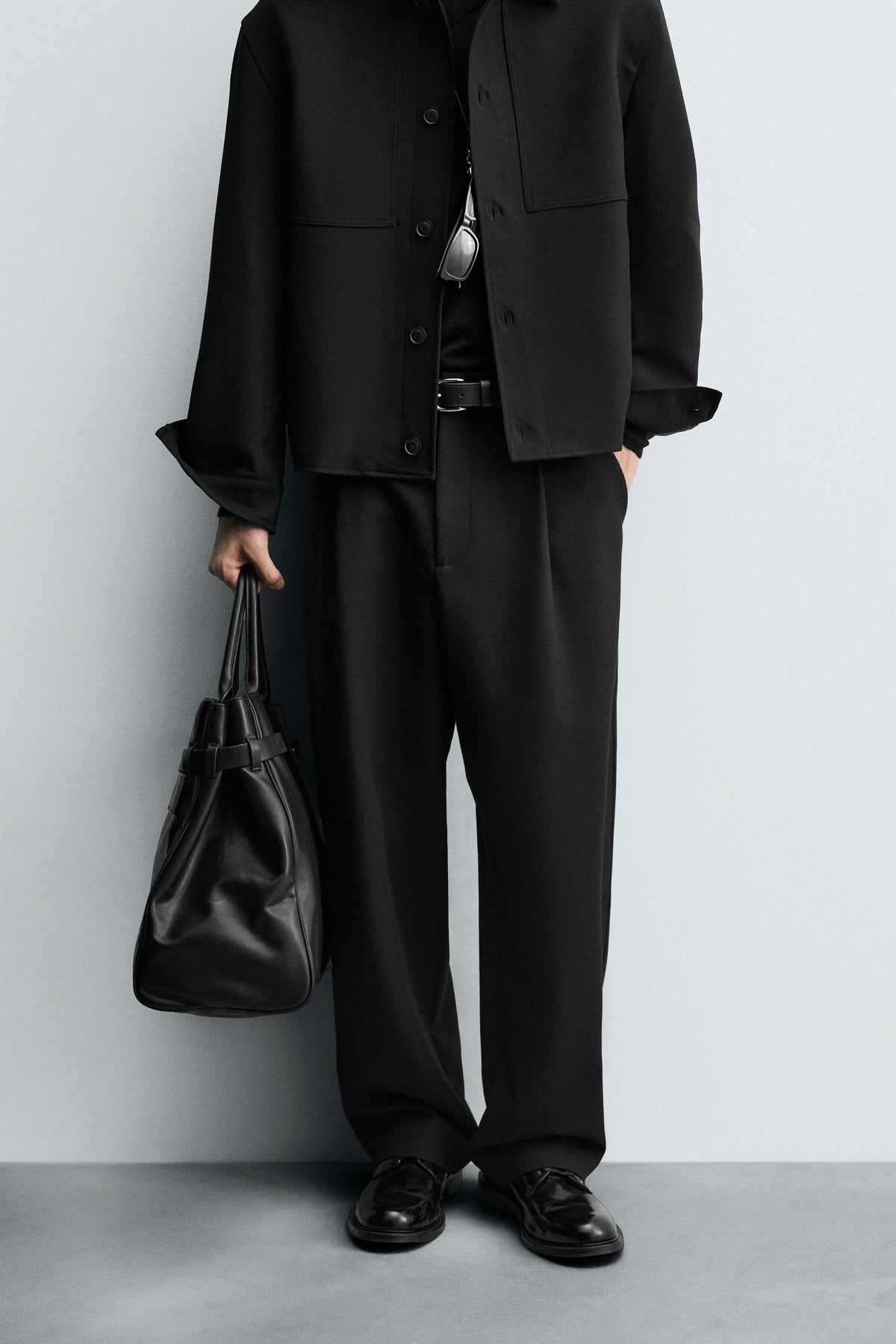 Pleated Relaxed-Fit Trousers