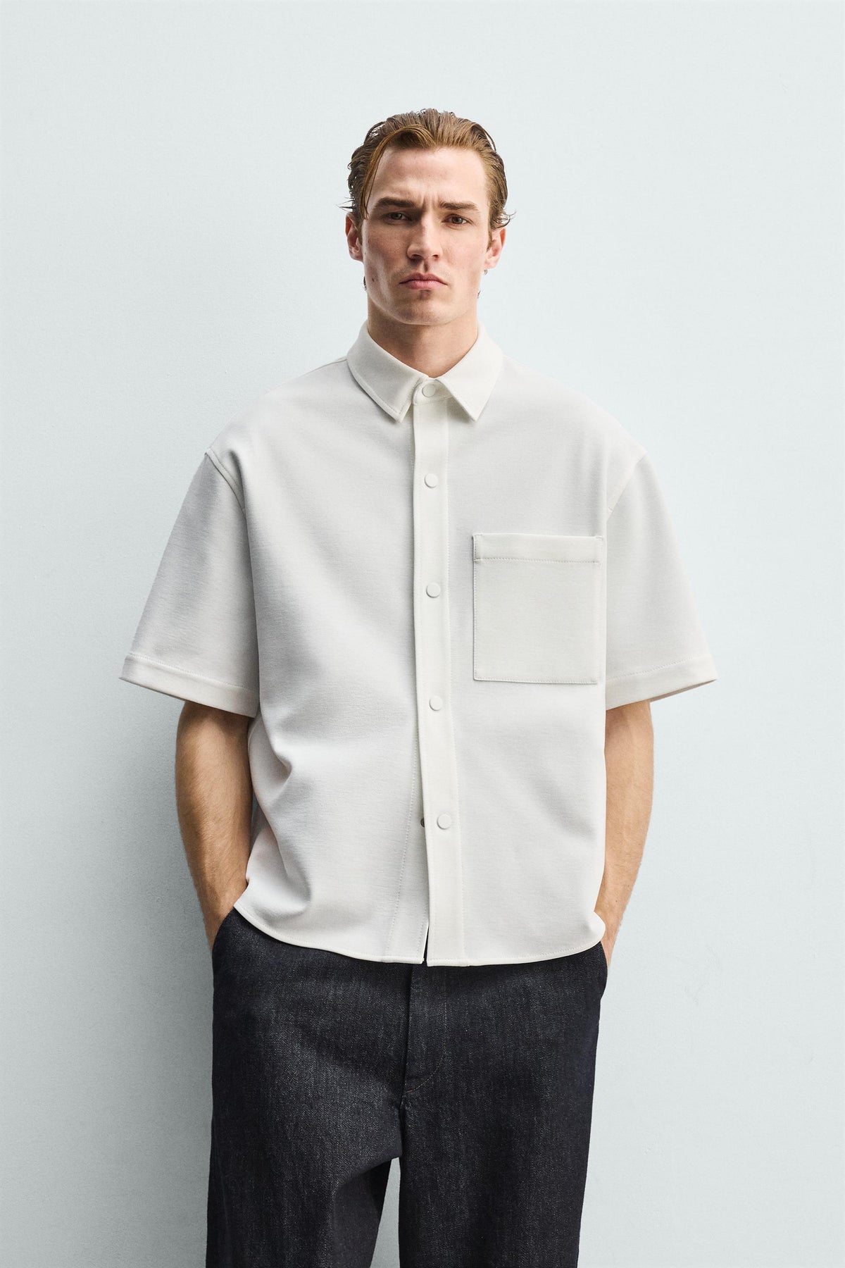 Wrinkle-Free Overshirt