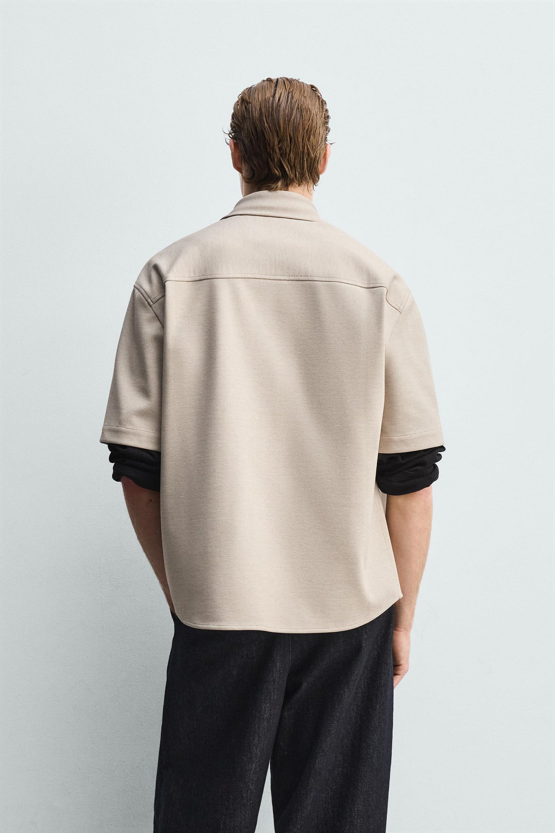 Wrinkle-Free Comfort Overshirt