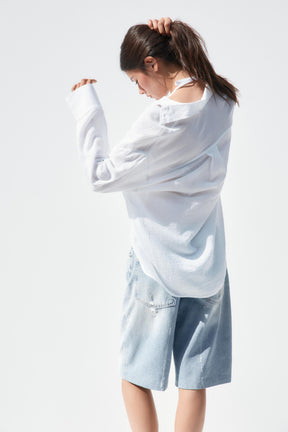 Oversized Gauze Shirt