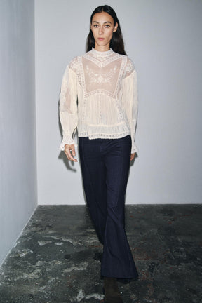 Embroidered Romantic Blouse