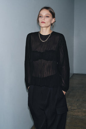 Pleated Blouse
