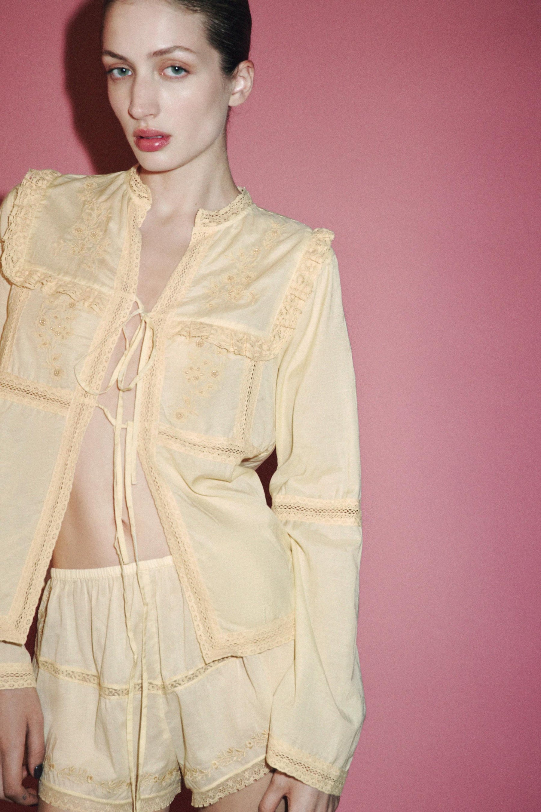 Lace Embroidered Blouse