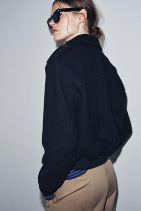 WOOL BLEND BOMBER JACKET ZW COLLECTION - Image 5