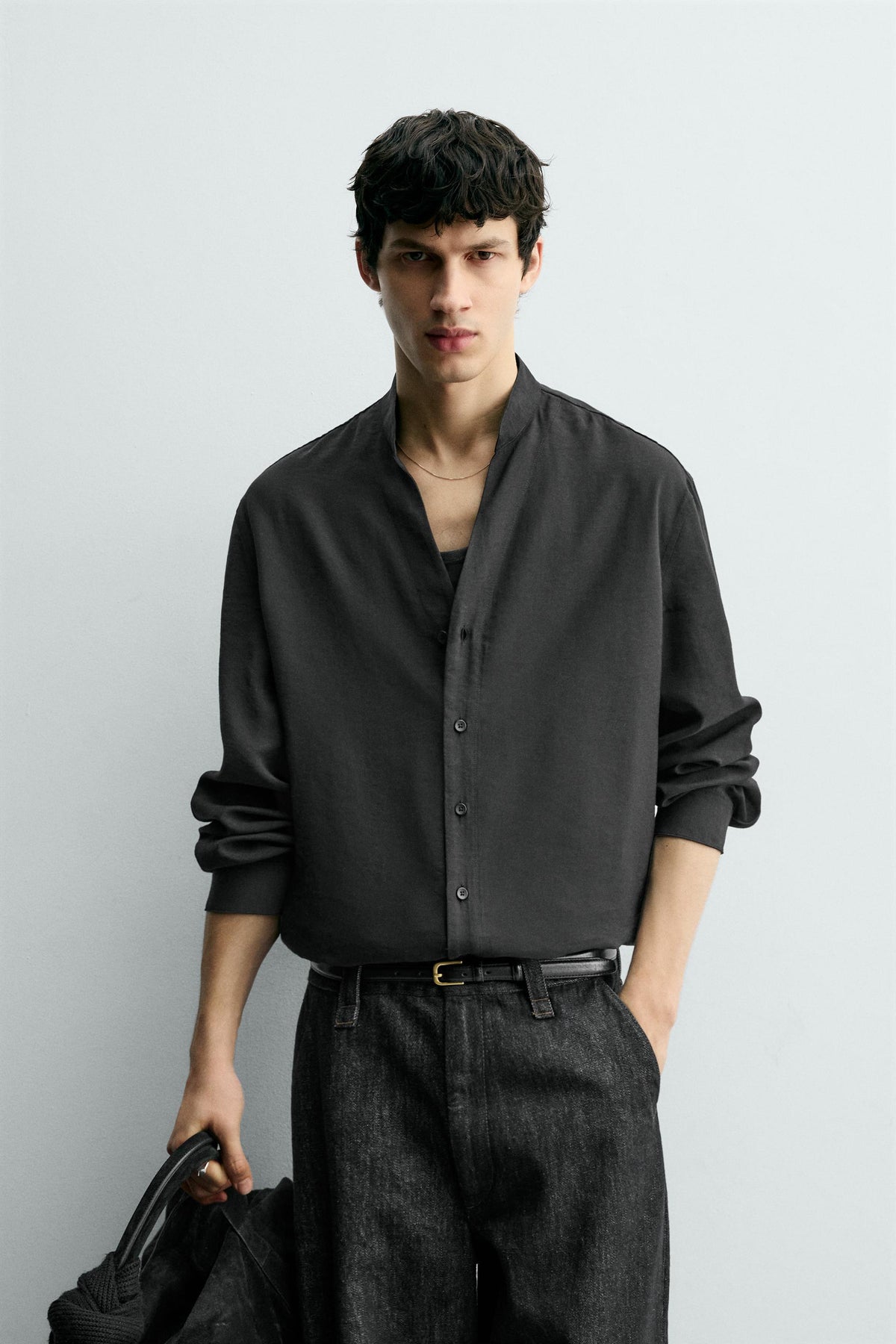 FLUID TEXTURED SHIRT - Image 2