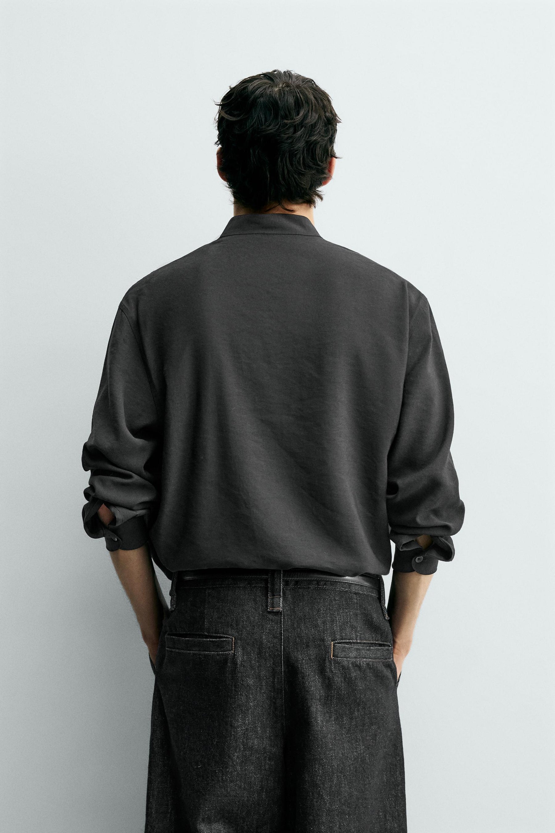 FLUID TEXTURED SHIRT - Image 3