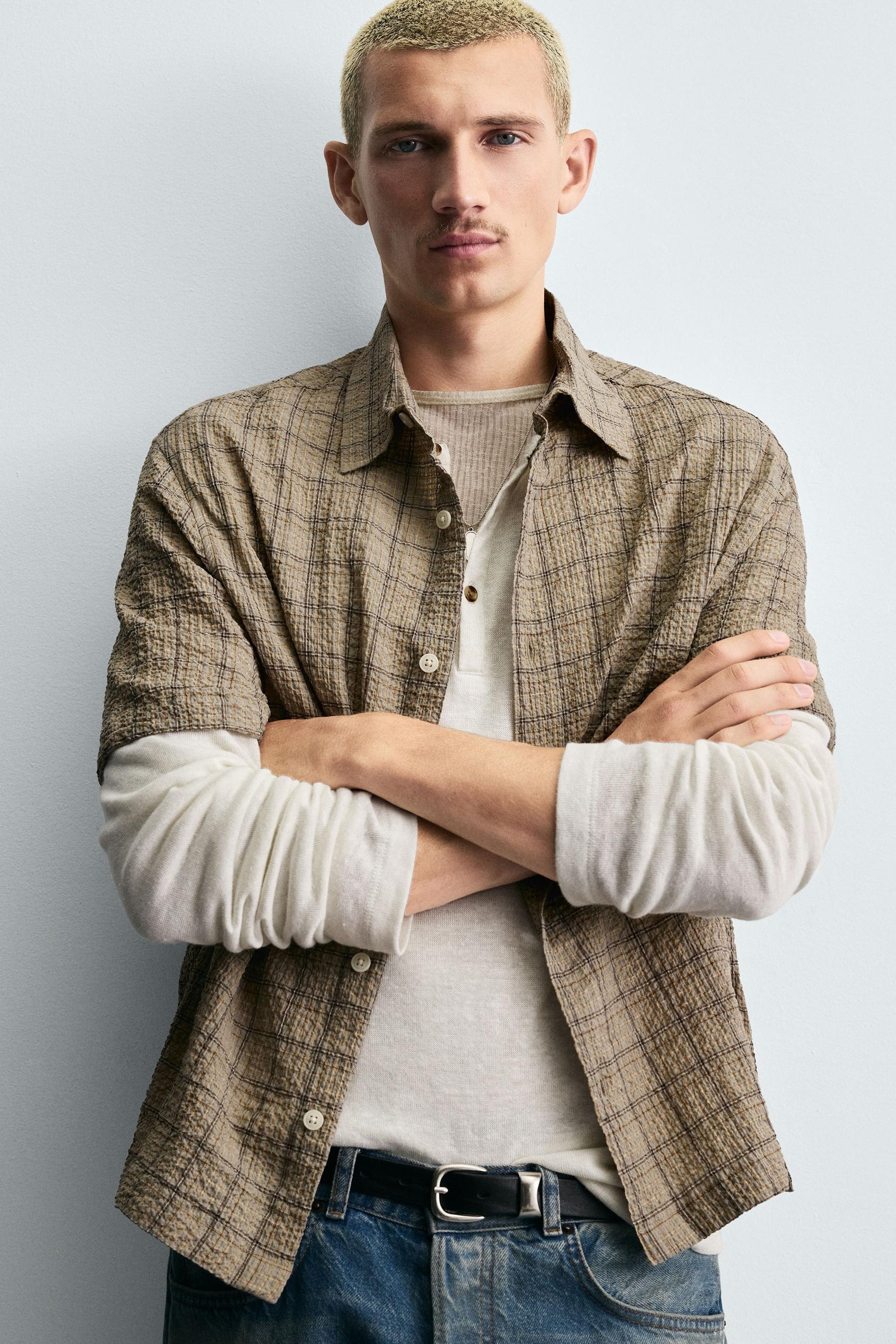TEXTURED STRUCTURE SHIRT - Image 5