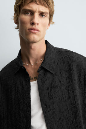 FLOWING TEXTURED SHIRT - Image 6