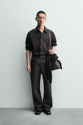 COLOURED DENIM SHIRT - Image 1