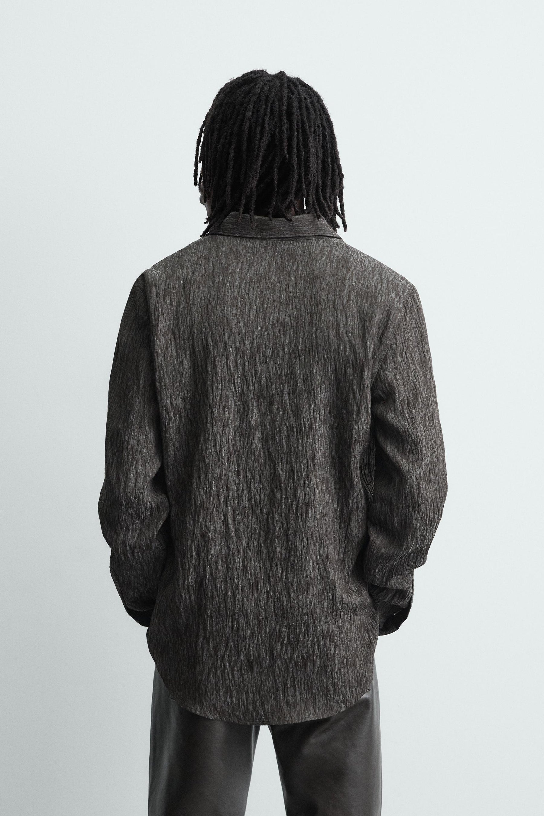 FLUID JACQUARD SHIRT - Image 3