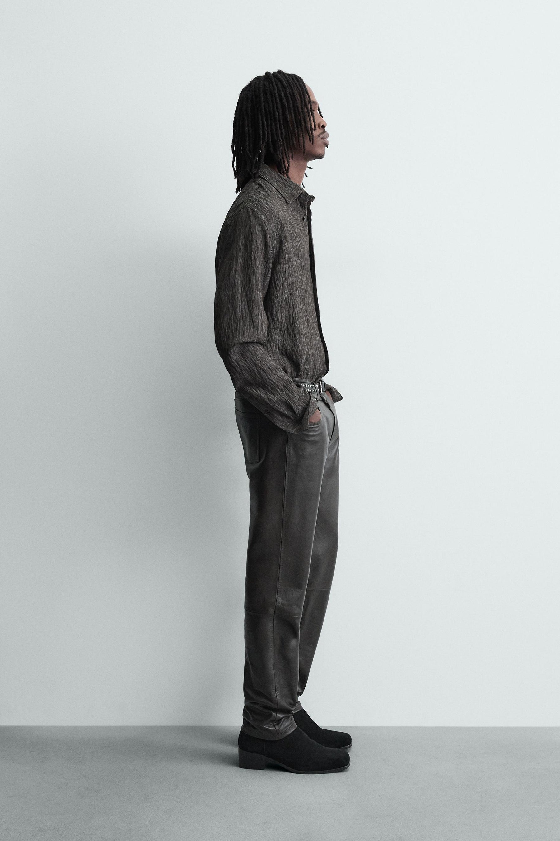 FLUID JACQUARD SHIRT - Image 4