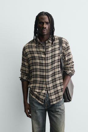 Relaxed Checkered Shirt