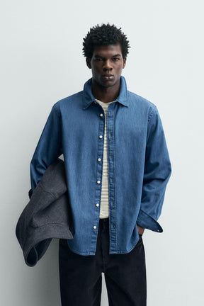 Relaxed Denim Shirt