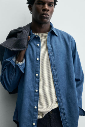Relaxed Denim Shirt