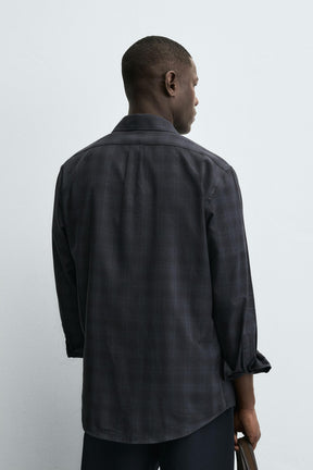 REGULAR FIT CHECK SHIRT - Image 3