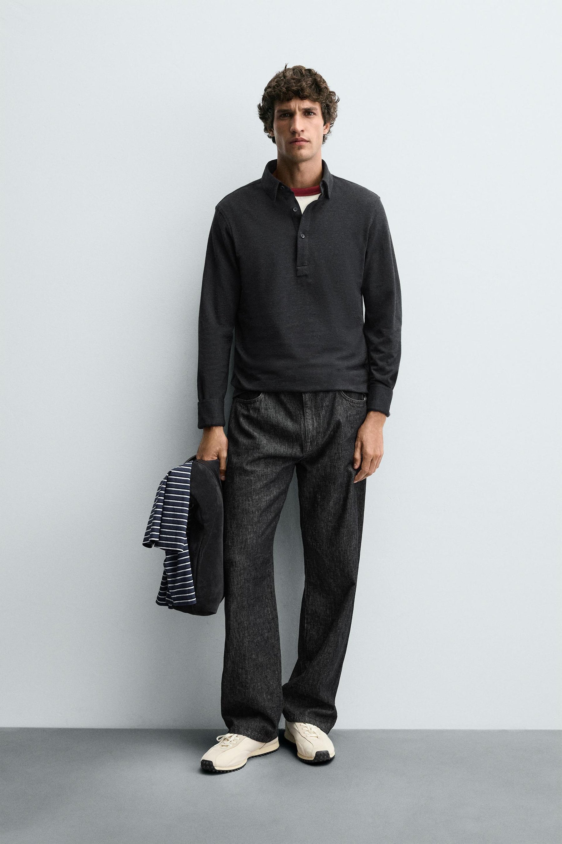 SOFT COTTON POLO SHIRT - Image 1