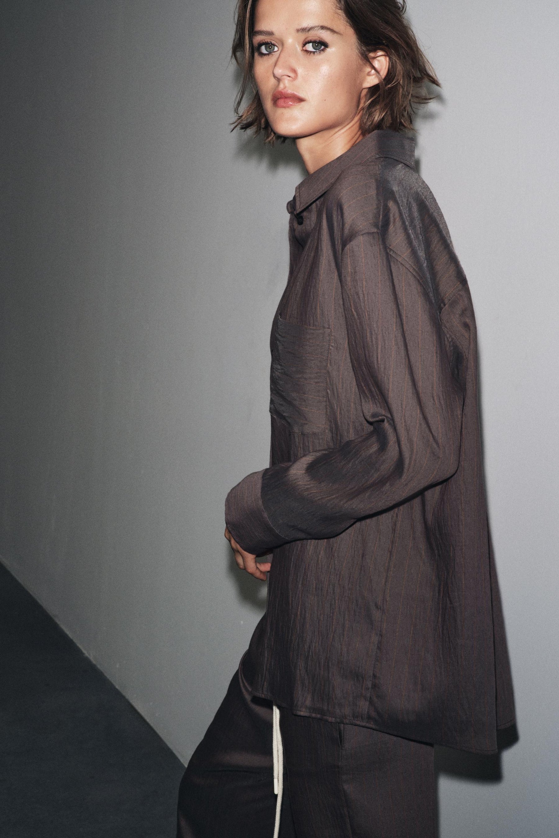 Oversize Striped Shirt