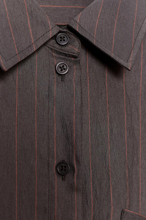 Oversize Striped Shirt