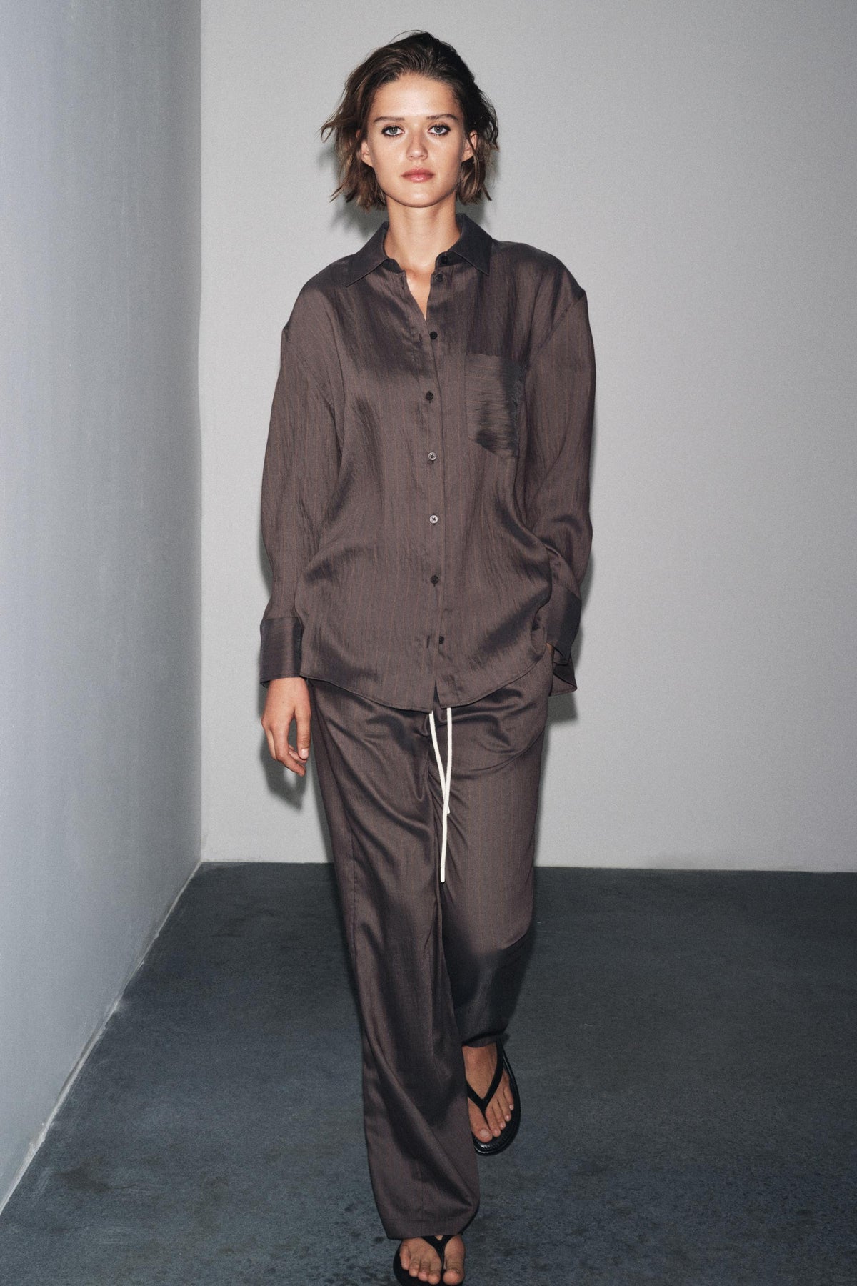 Oversize Striped Shirt