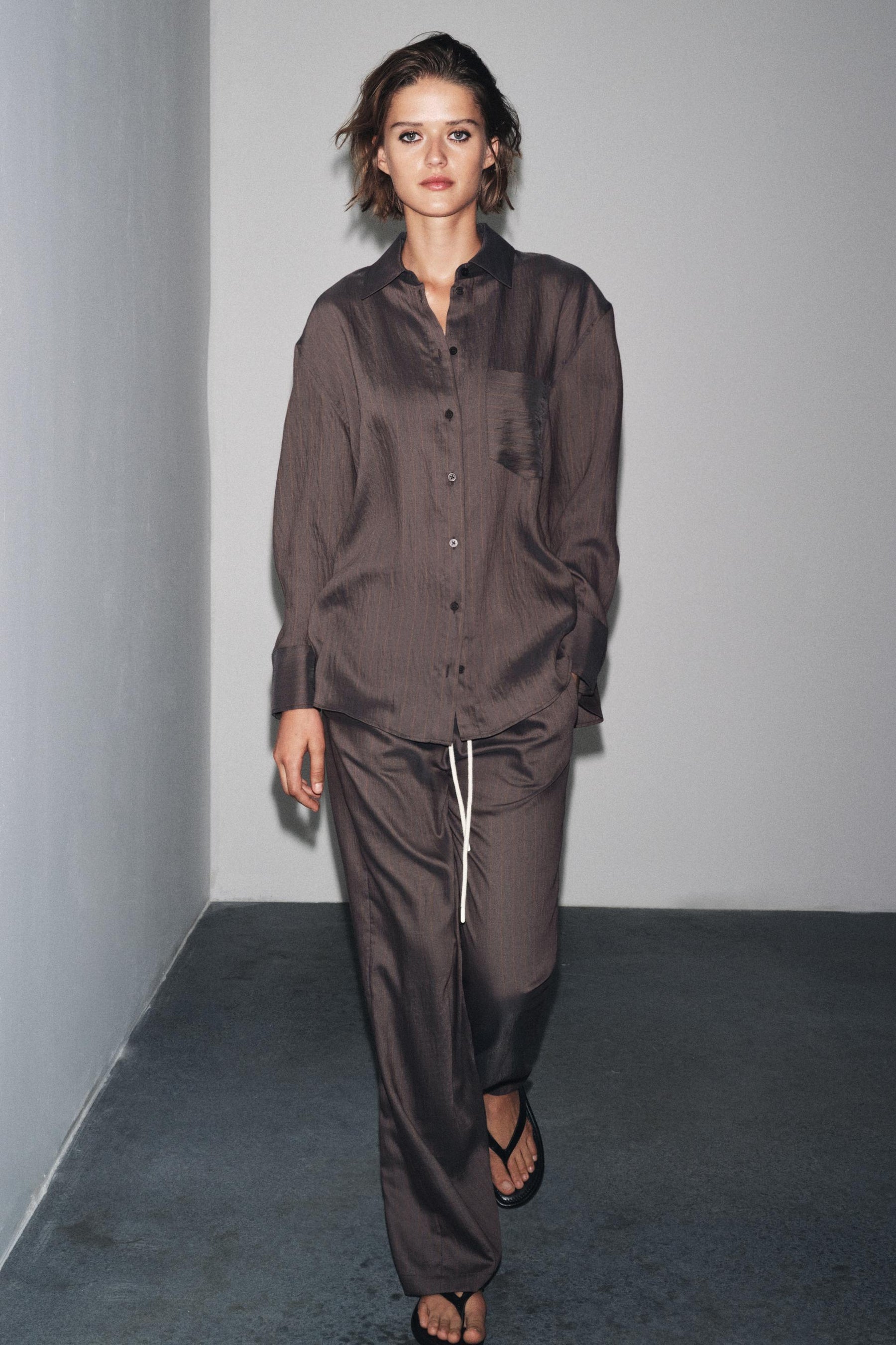 Oversize Striped Shirt