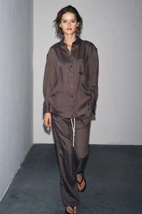 Oversize Striped Shirt