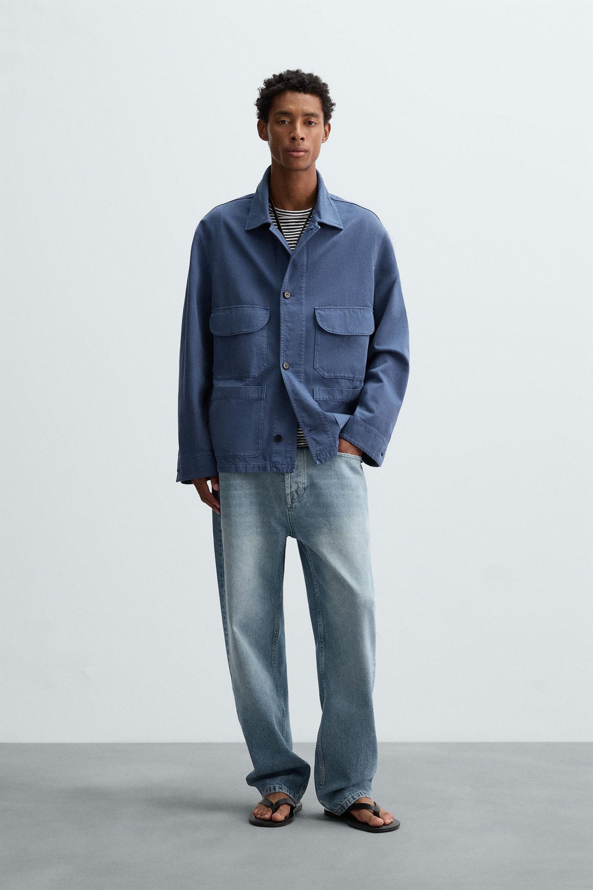 WASHED POCKET JACKET - Image 1