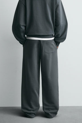 BASIC WIDE-LEG JOGGERS - Image 3