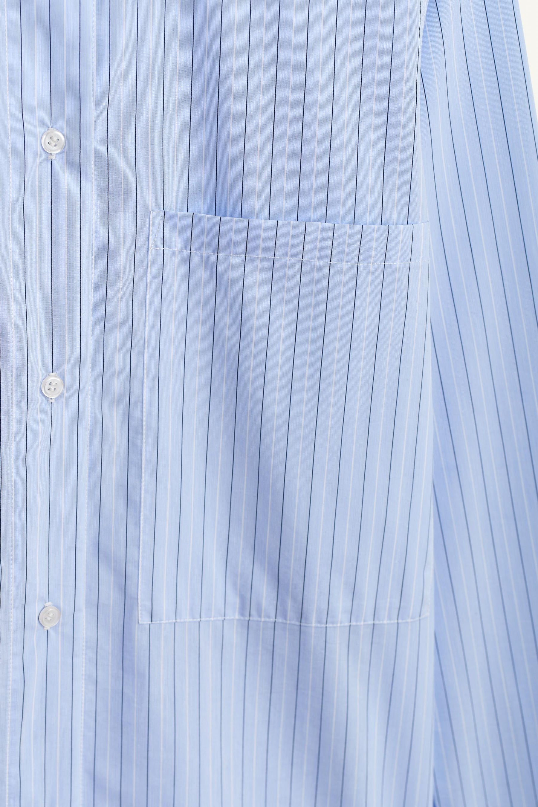 Striped Shirt with Contrast