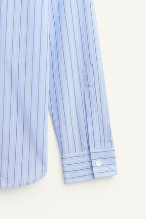 Striped Shirt with Contrast