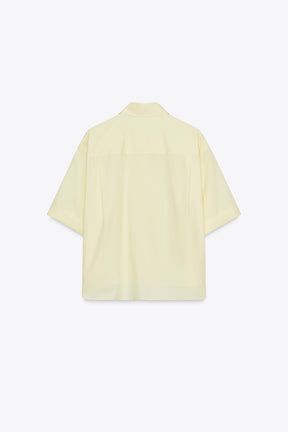POPLIN SHIRT WITH POCKET