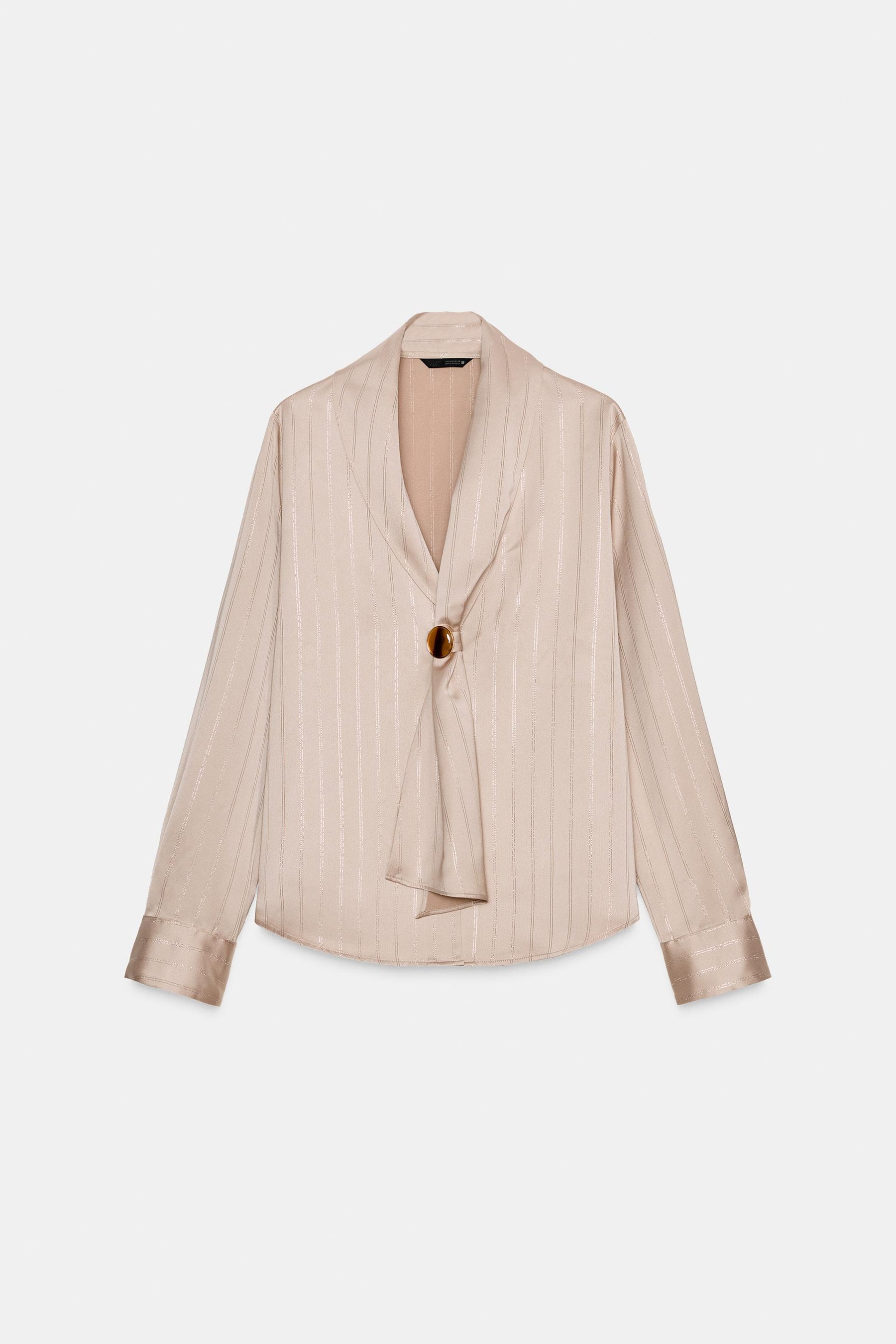 Metallic Appliqué Blouse