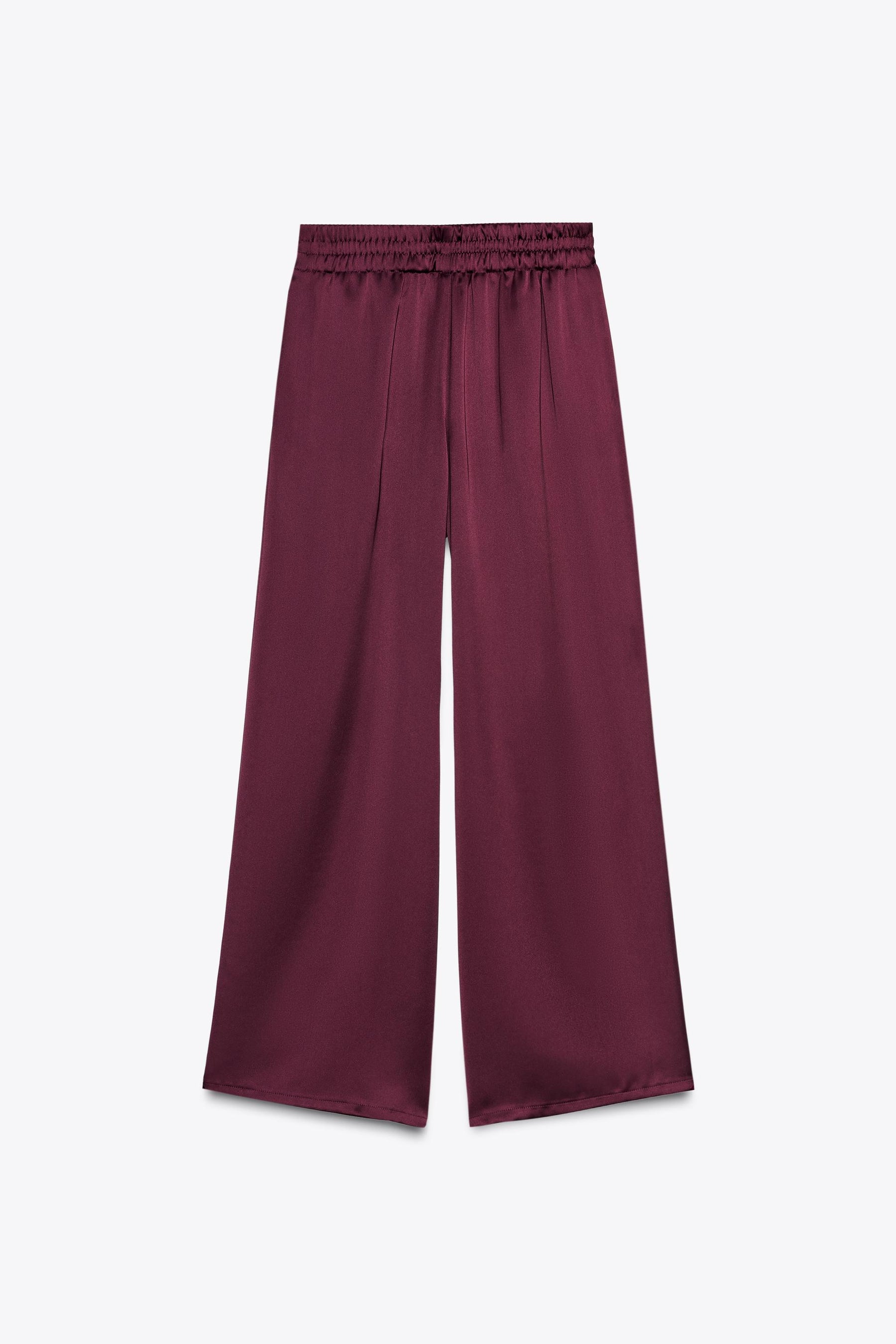 SLIM HIGH-WAIST TROUSERS