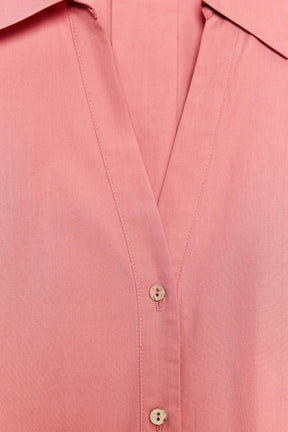 WIDE-SLEEVE POPLIN SHIRT