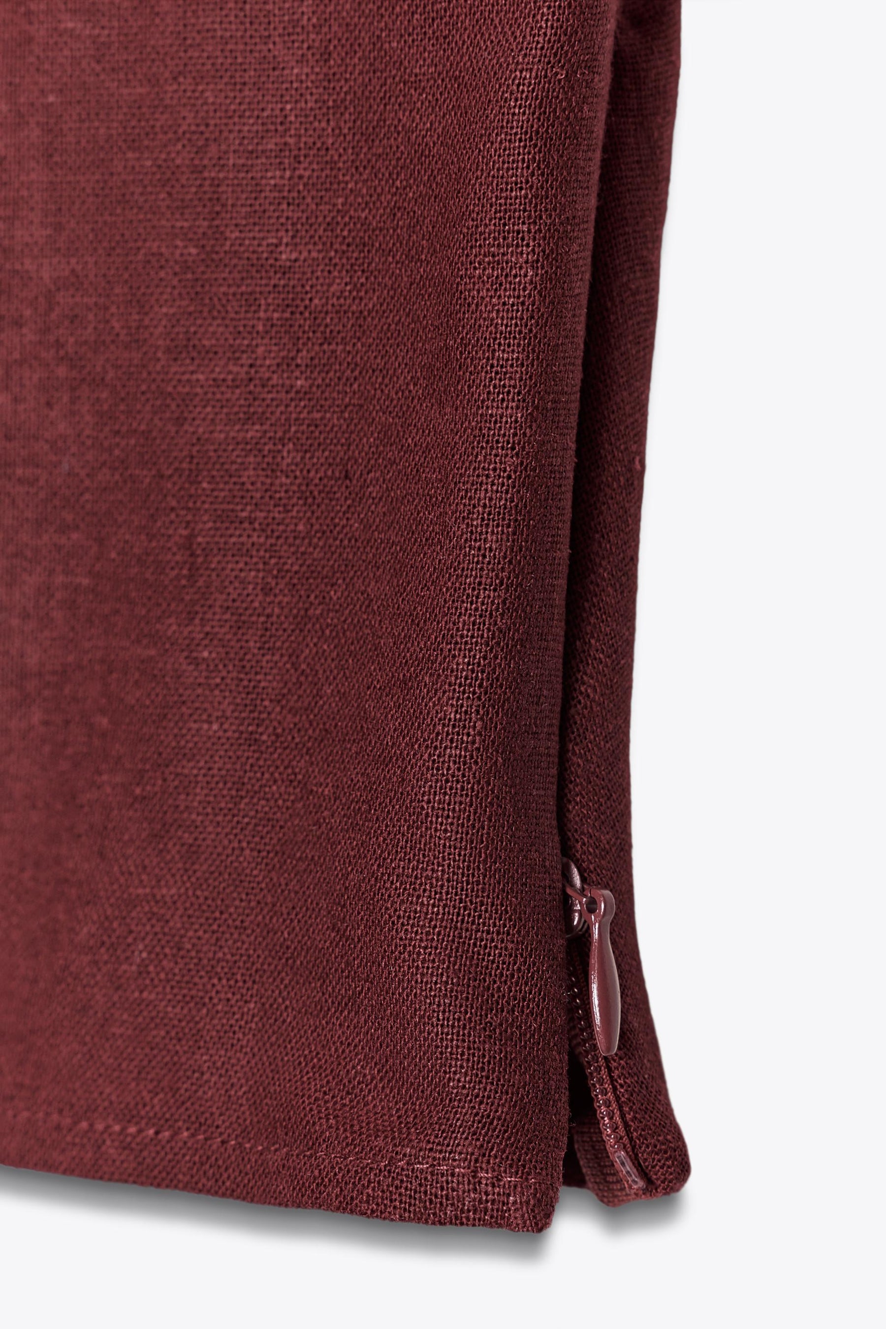 Linen Blend Crossover Top