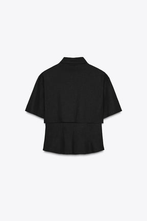 Linen Blend Fitted Shirt