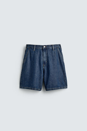 LIGHTWEIGHT DENIM STRAIGHT-LEG BERMUDA SHORTS - Image 6