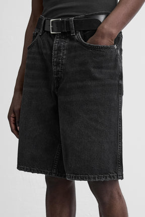 STRAIGHT-LEG DENIM BERMUDA SHORTS - Image 5