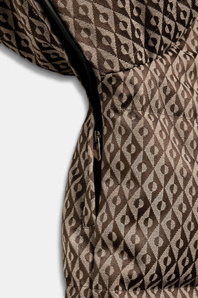 Water-resistant down jacket